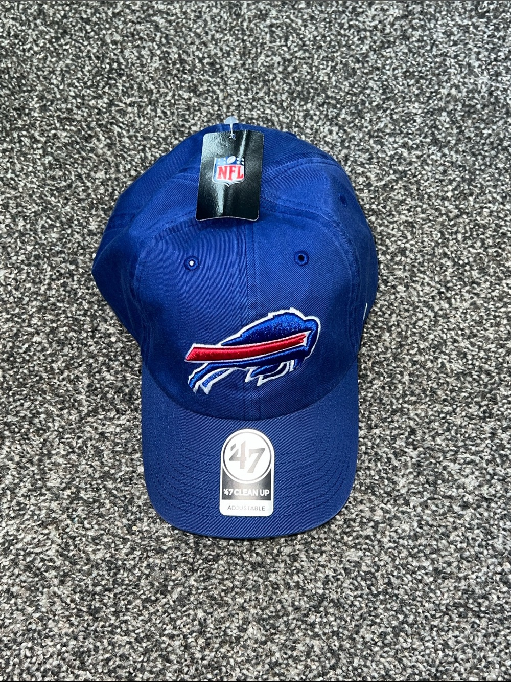 NWT Buffalo Bills Royal Blue 47 Clean Up Adjustable Cap